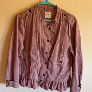 Harper Mauve Button-Up Jacket